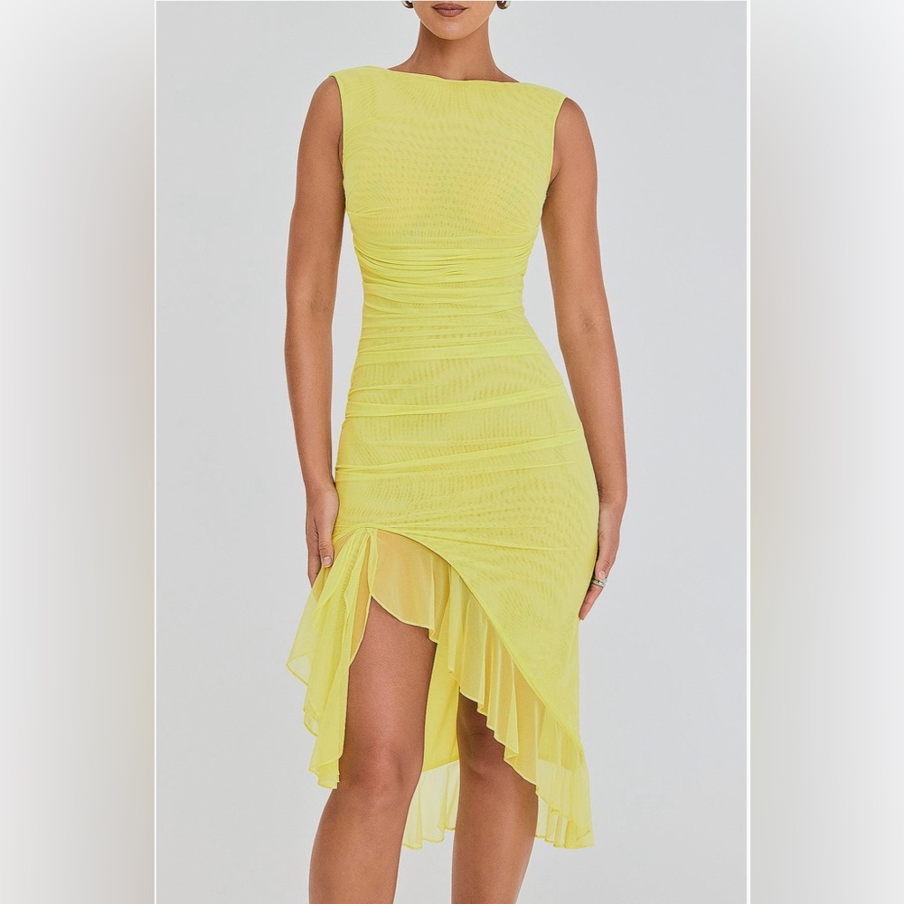 Stretch Mesh Bodycon Dress